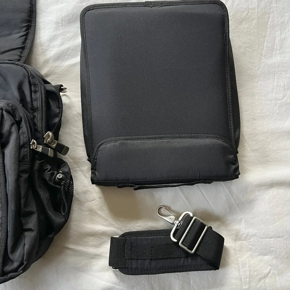 Heritage Laptop Backpack in Black